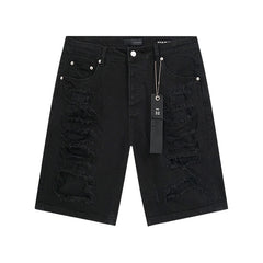 Mens trendy purple jeans 100% cotton Denim Shorts #PU502