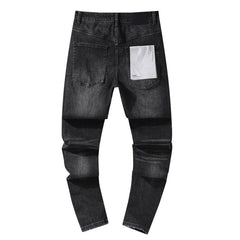 Mens trendy purple jeans 100% cotton Jeans #PU113