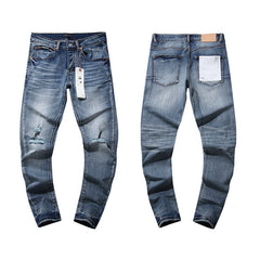 Mens trendy purple jeans 100% cotton Jeans #PU103