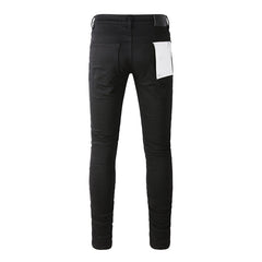 Mens trendy purple jeans 100% cotton Pure Cotton High Street Trend