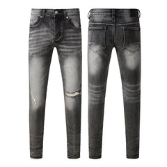 Mens trendy purple jeans 100% cotton Pure Cotton High Street Trend