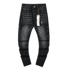 Mens trendy purple jeans 100% cotton Jeans #PU144