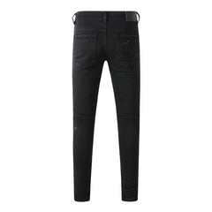 Mens trendy purple jeans 100% cotton Pure Cotton High Street Trend