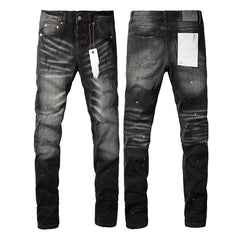 Mens trendy purple jeans 100% cotton Pure Cotton High Street Trend