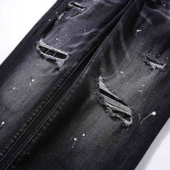 Mens trendy purple jeans 100% cotton Jeans #PU125