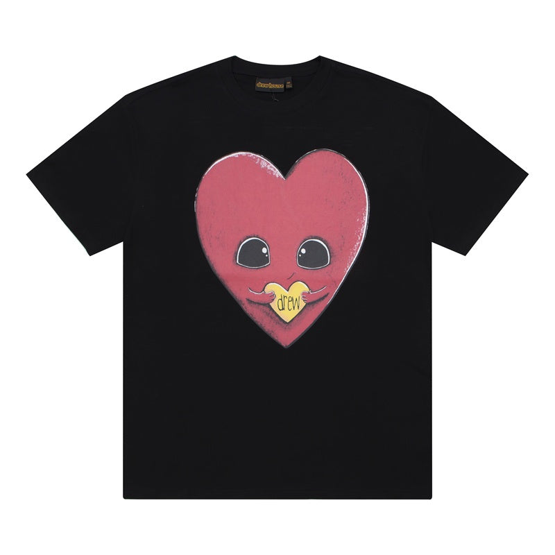DREW HOUSE T Shirts big red heart