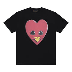 DREW HOUSE T Shirts big red heart
