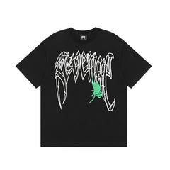 Revenge T Shirts High-quality streetwear with trendy Painted decoration