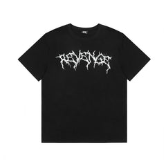 Revenge T Shirts High-quality streetwear with trendy Painted decoration
