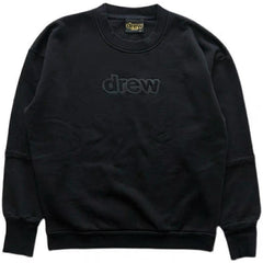 DREW HOUSE Hoodie Black embroidered letters