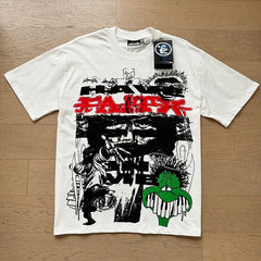 Hellstar T shirts High-street style, pure cotton, loose fit