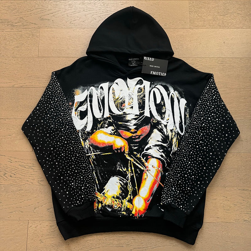 MIXED EMOTION New Cutting-Edge Versatile Hoodie