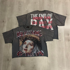 RARE PEACE T SHIRTS High-quality streetwear made from 260g pure cotton fabric.