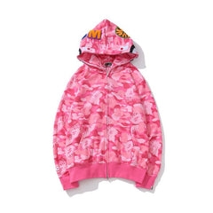 Bathing Ape Bape Hoodie Casual Large Size Loose Sweater Jacket