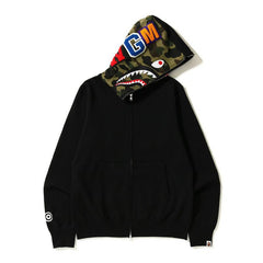 Bathing Ape Bape Hoodie Autumn and Winter Men's Cotton Hooded Sweater Fleece Jacket