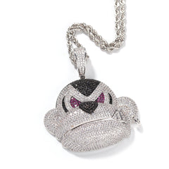 Jewelry Hip Hop Hipster Orangutan Necklace with Minor Zircon St. Valentine's Animal