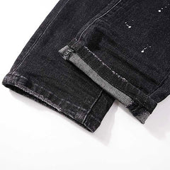 Mens trendy purple jeans 100% cotton Jeans #PU144