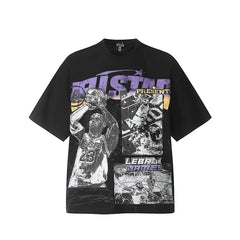 Hellstar T-shirt Direct Printing Pattern High-quality pure cotton high-street clothing