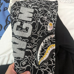 Bathing ape hoode bape empty mountain base shark bgm 3d digital