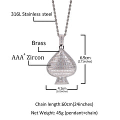 Jewelry Vintage Accessories ins Diamond Necklace St. Valentine's Spectrum