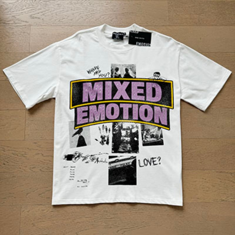 Mixed Emotion New Versatile Short-Sleeve T-Shirt