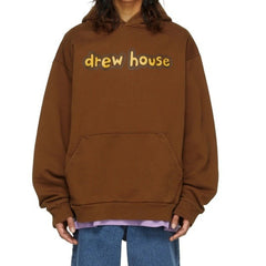DREW HOUSE Hoodie Brown pure cotton