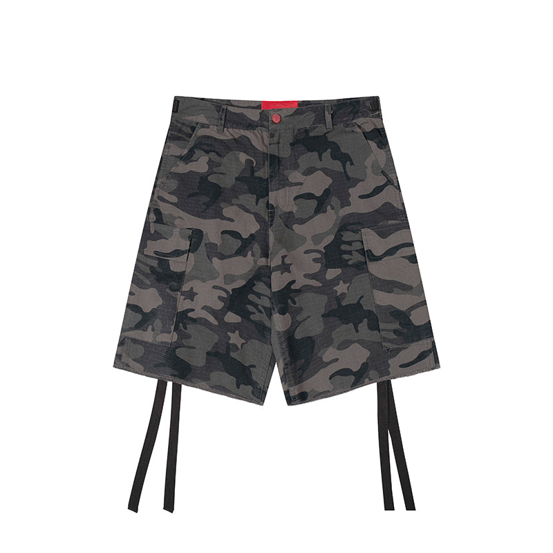 Hellstar Shorts Camouflage embroidery High-quality pure cotton high-street clothing