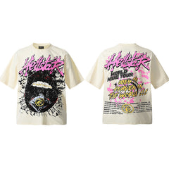 Hellstar T-shirt Direct Printing Pattern High-quality pure cotton high-street clothing