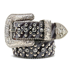 Hip-hop punk rhinestone belt sweet cool style