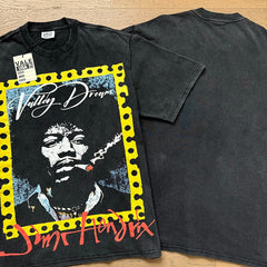 Valeforever Vale T Shirts Washed black with a distressed finish