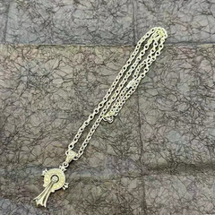CHH Chrome heart Cross Necklace Men's and Women's Vintage Cross Letter Necklace