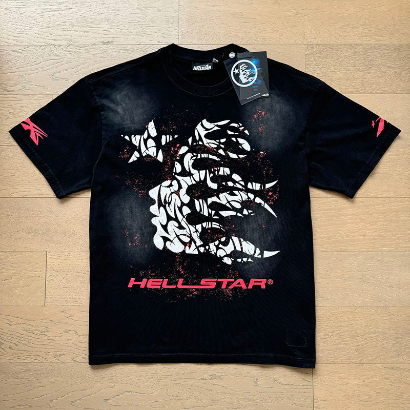Hellstar T Shirts Retro style high street trend High-quality pure cotton high-street clothing