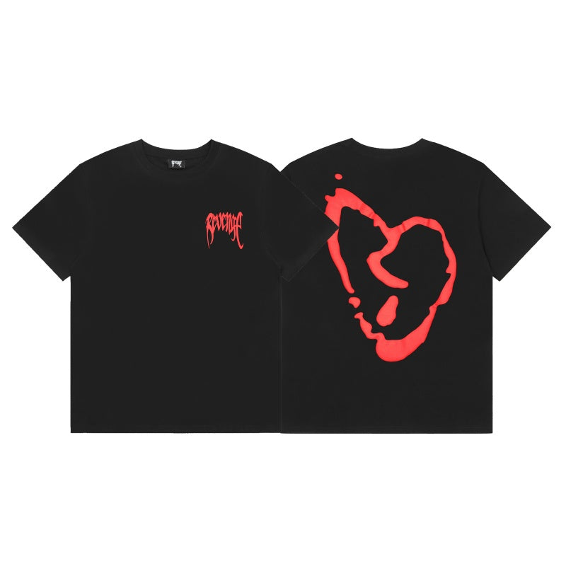 Revenge T Shirts High-quality streetwear with trendy Painted decoration