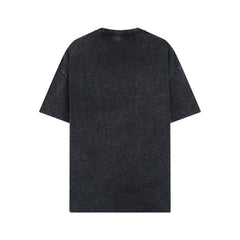 BIG FACE T shirts Pure Cotton High-Street Fashion