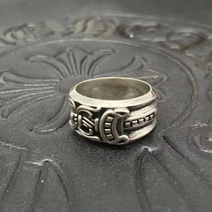 CHH Chrome heart Cross Ring for Men and Women