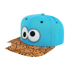 Trendy flat brimmed snapback hatscurved brim missing corner sunshade adjustable