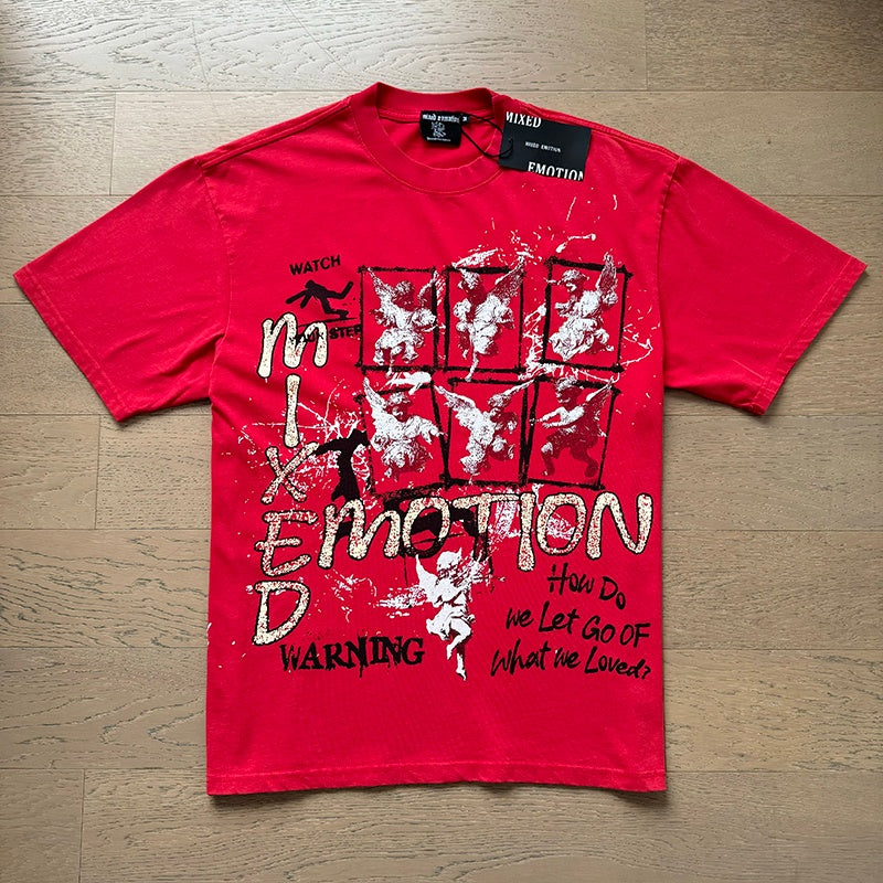 Mixed Emotion New Versatile Short-Sleeve T-Shirt