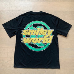 Hellstar  T Shirts Retro style high street trend High-quality pure cotton high-street clothing