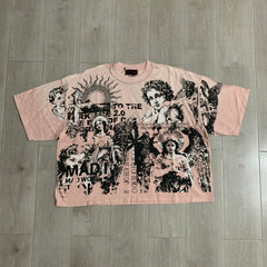 RARE PEACE T SHIRTS High-quality streetwear made from 260g pure cotton fabric.