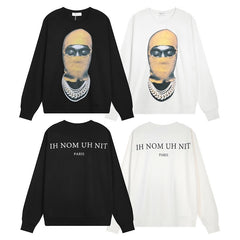 IH NOM UH NIT Crew neck sweatshirt High-quality pure cotton streetwear style
