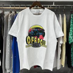 RD T Shirts Off-Road Vehicle Printed Cotton Casual Short Sleeve Men and Women
