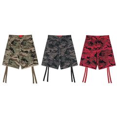 Hellstar Shorts Camouflage embroidery High-quality pure cotton high-street clothing