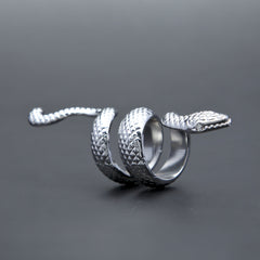 Rings Trendy Serpentine Alloy Ring Hip Hop Animals Far East