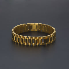 Bracelet Bracelet Punk Hip Hop Solid Steel Strap Stainless Steel Watch St. Valentine's Spectrum