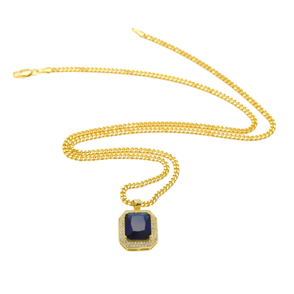 Jewelry Hip Hop Stone Pendant Delicate Claw Set Zircon Pendant Royalty Jesus Pieces