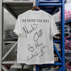IH NOM UH NIT T shirts High-quality pure cotton streetwear style