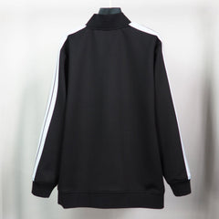 Palm Angels sweatshirt Striped zip-up cardigan