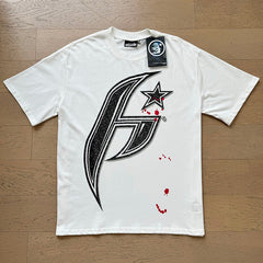 Hellstar T shirts High-street style, pure cotton, loose fit