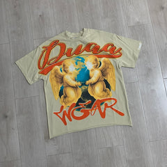 DUAA T shirts Western-style streetwear rhinestone designs