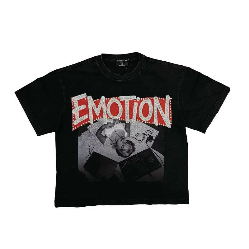 MIXED EMOTION T SHIRTS High-quality streetwear made from 260g pure cotton fabric.